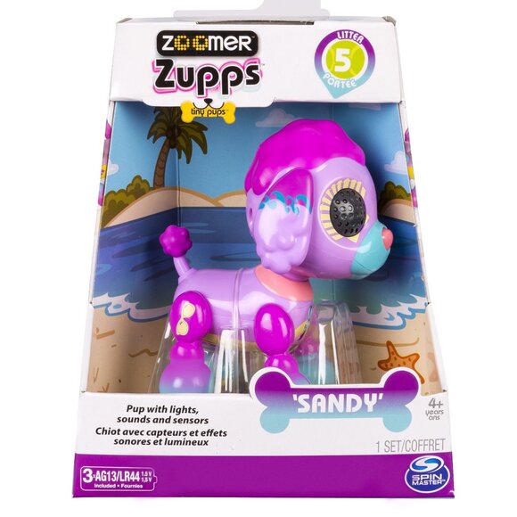 Zoomer Zupps Pups Poodle Sandy w/Lights, Sounds and Sensors New in Box Age 4+ - Picture 1 of 13